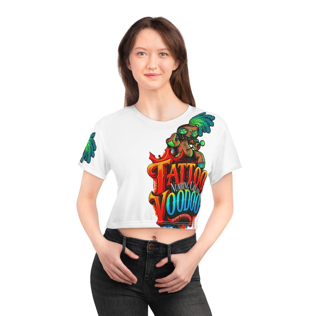 Voodoo Tattoo Crop Tee — logo