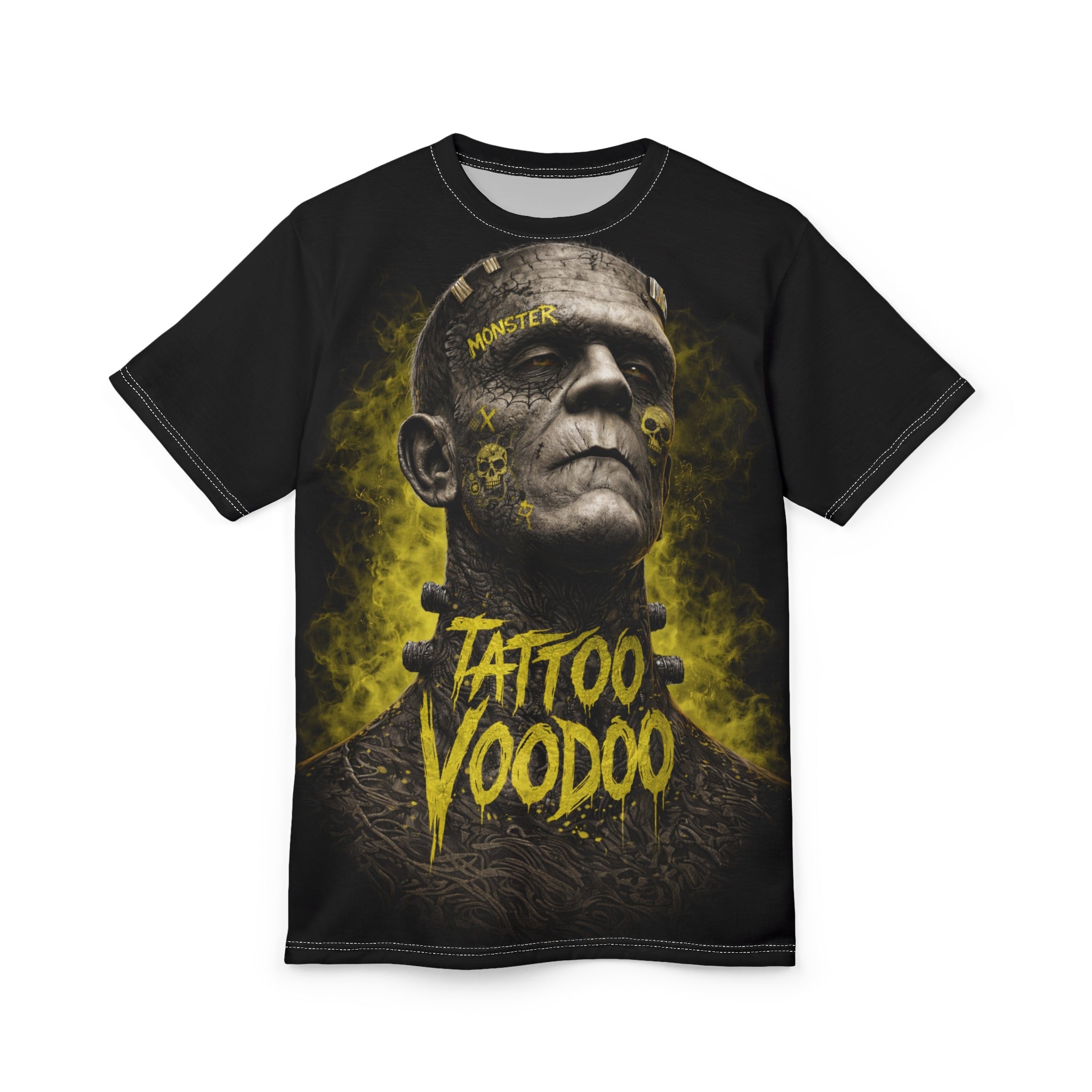 Tattoo Voodoo Monster Tee — Graphic Horror T-Shirt