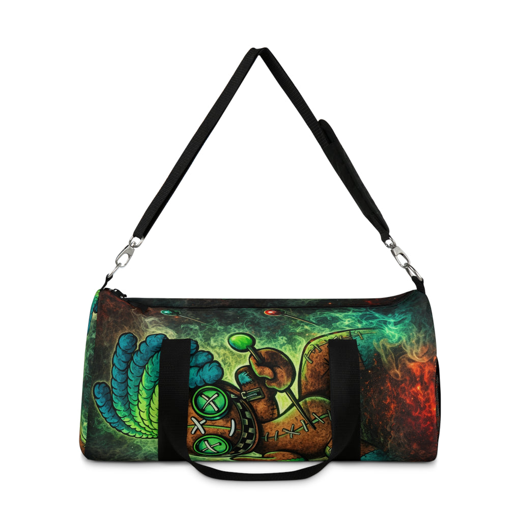 Voodoo Duffel Bag - Colorful Gothic Travel Gym Bag