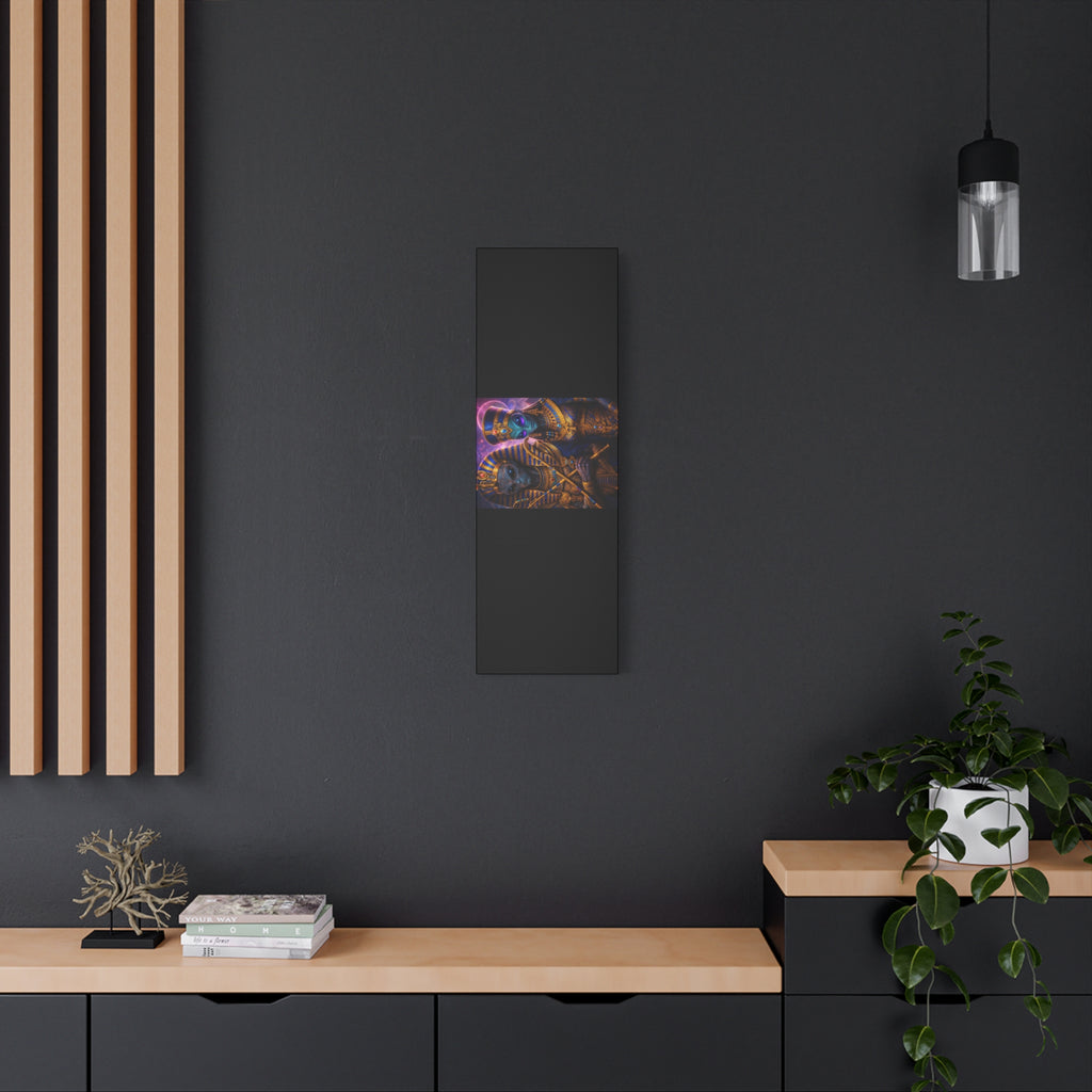 Alien Pharaoh Canvas Art - Matte Stretched Wall Decor