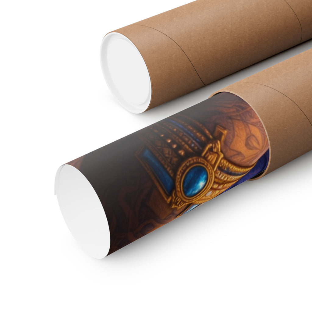 Egyptian Pharaoh Tattoo Poster — Matte Vertical Wall Art