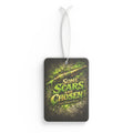 Car Air Freshener — "Some Scars Are Chosen" Graphic Scented Ornament