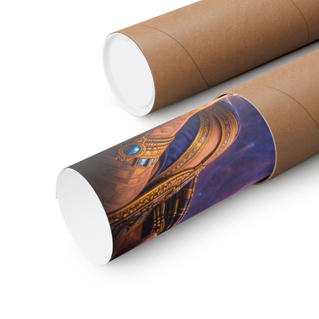 Egyptian Pharaoh Tattoo Poster — Matte Vertical Wall Art