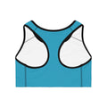 Some Scars Are Chosen Sports Bra — Blue and pink