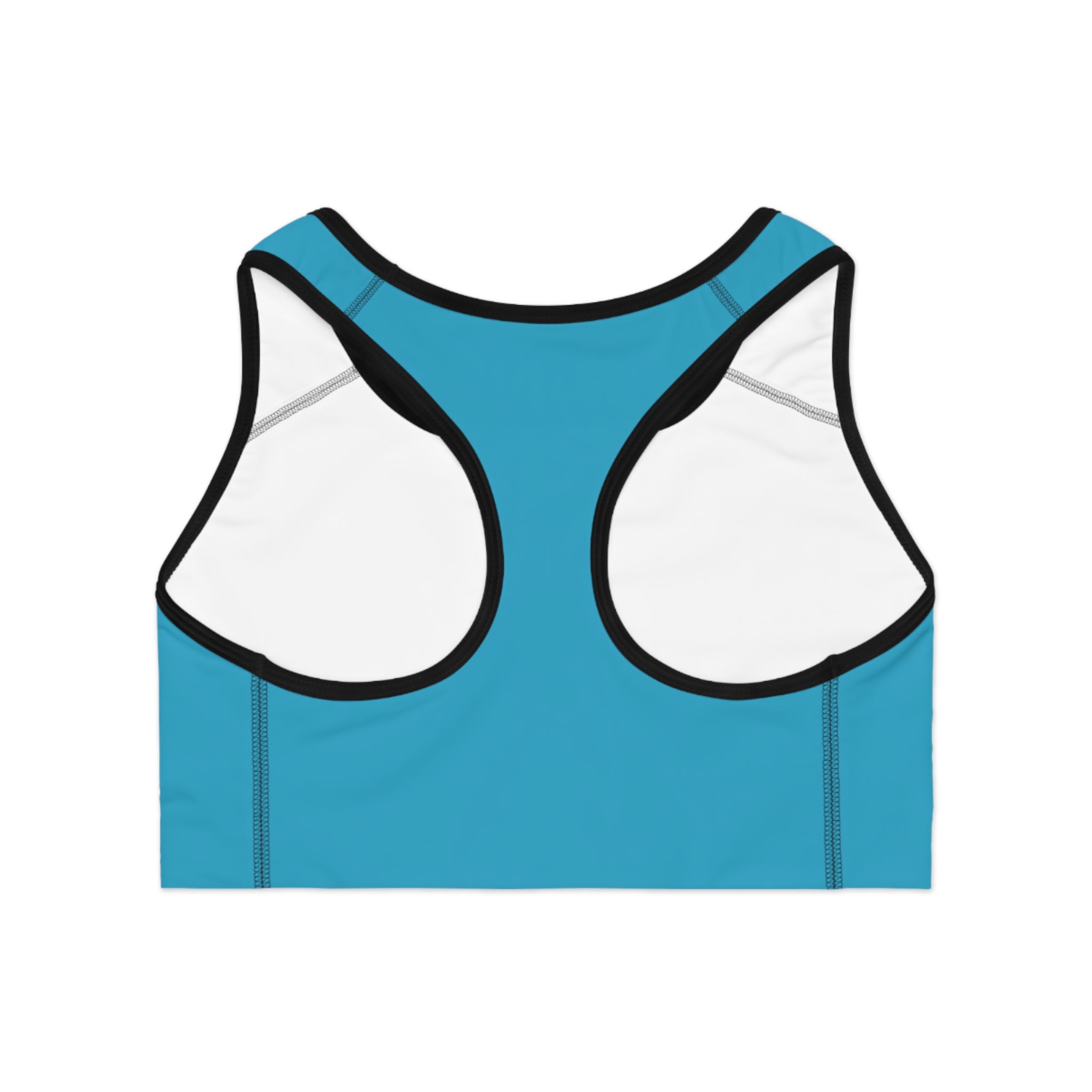 Some Scars Are Chosen Sports Bra — Blue and pink