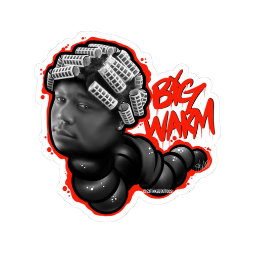 BIG WARM Sticker — Big Warm Graffiti Portrait Sticker FRIDAY COLLECTION