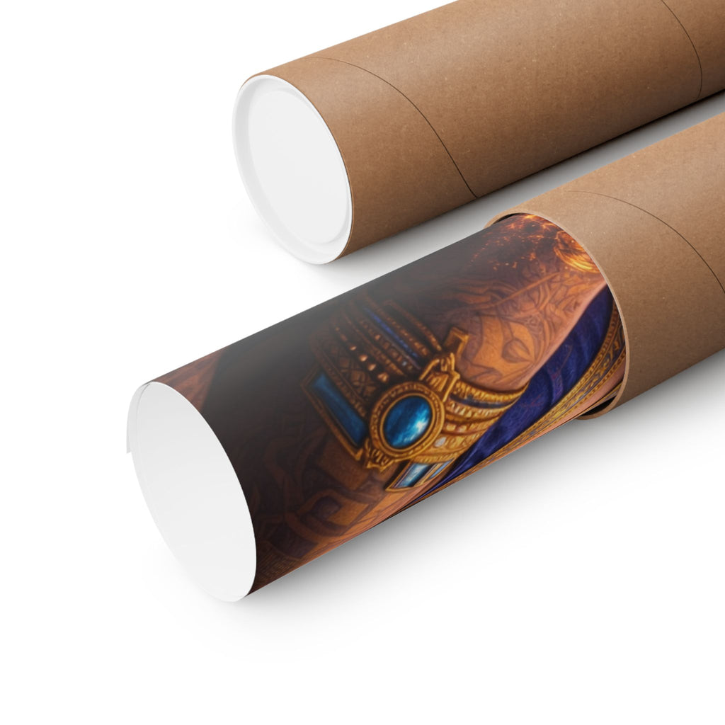 Egyptian Pharaoh Tattoo Poster — Matte Vertical Wall Art