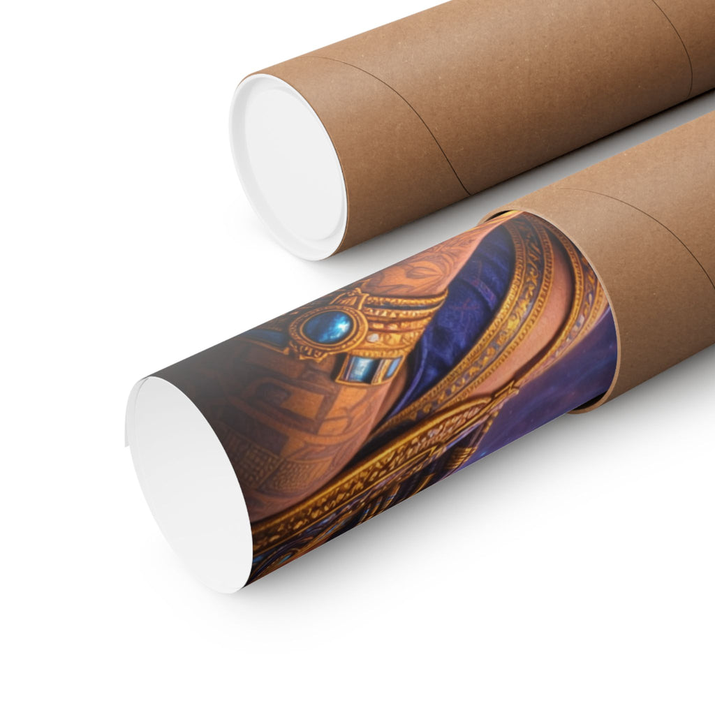 Egyptian Pharaoh Tattoo Poster — Matte Vertical Wall Art
