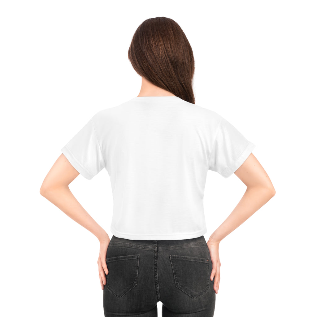 Crime Scene Pig Graphic Crop Tee — Edgy Urban Streetwear Top