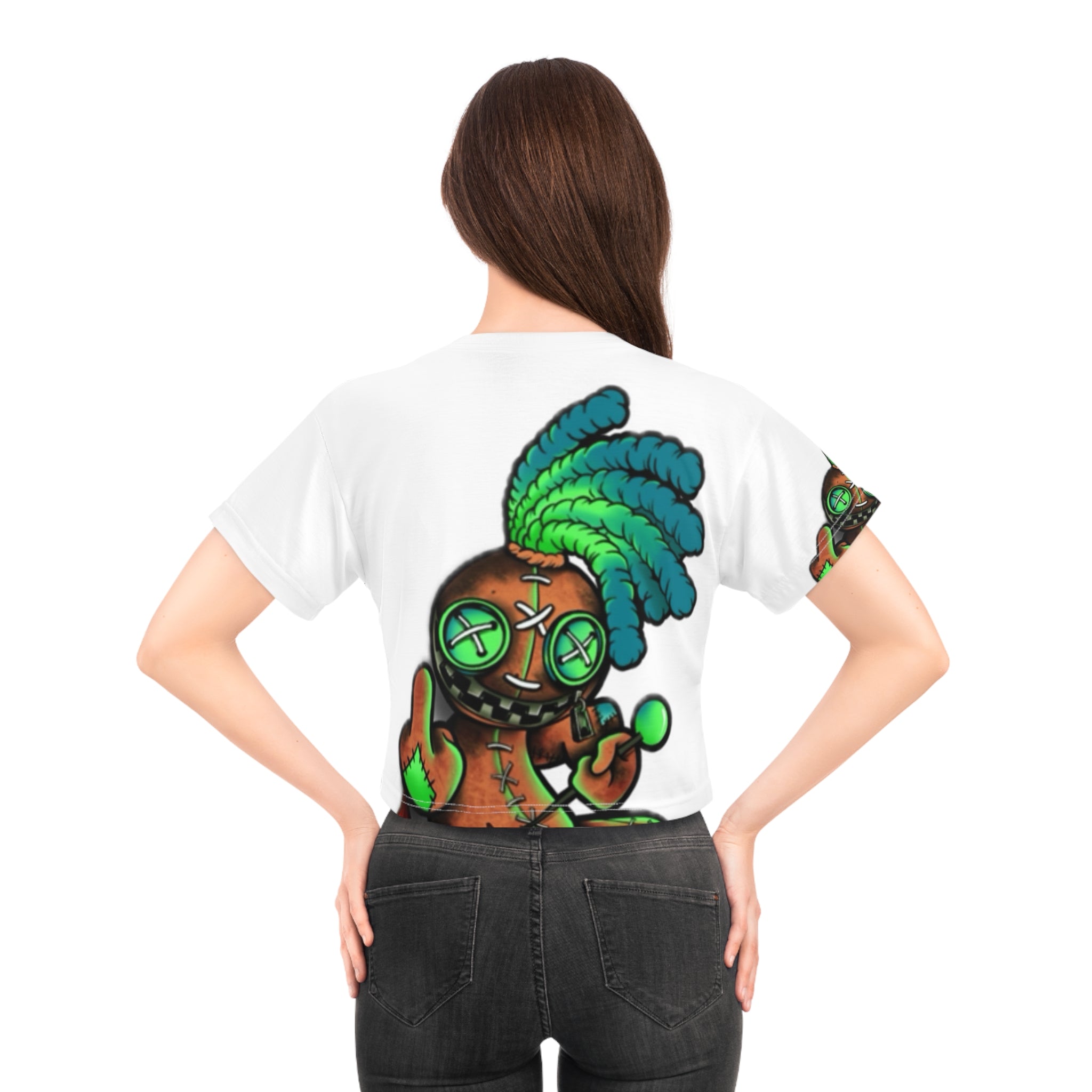 Voodoo Tattoo Crop Tee — logo