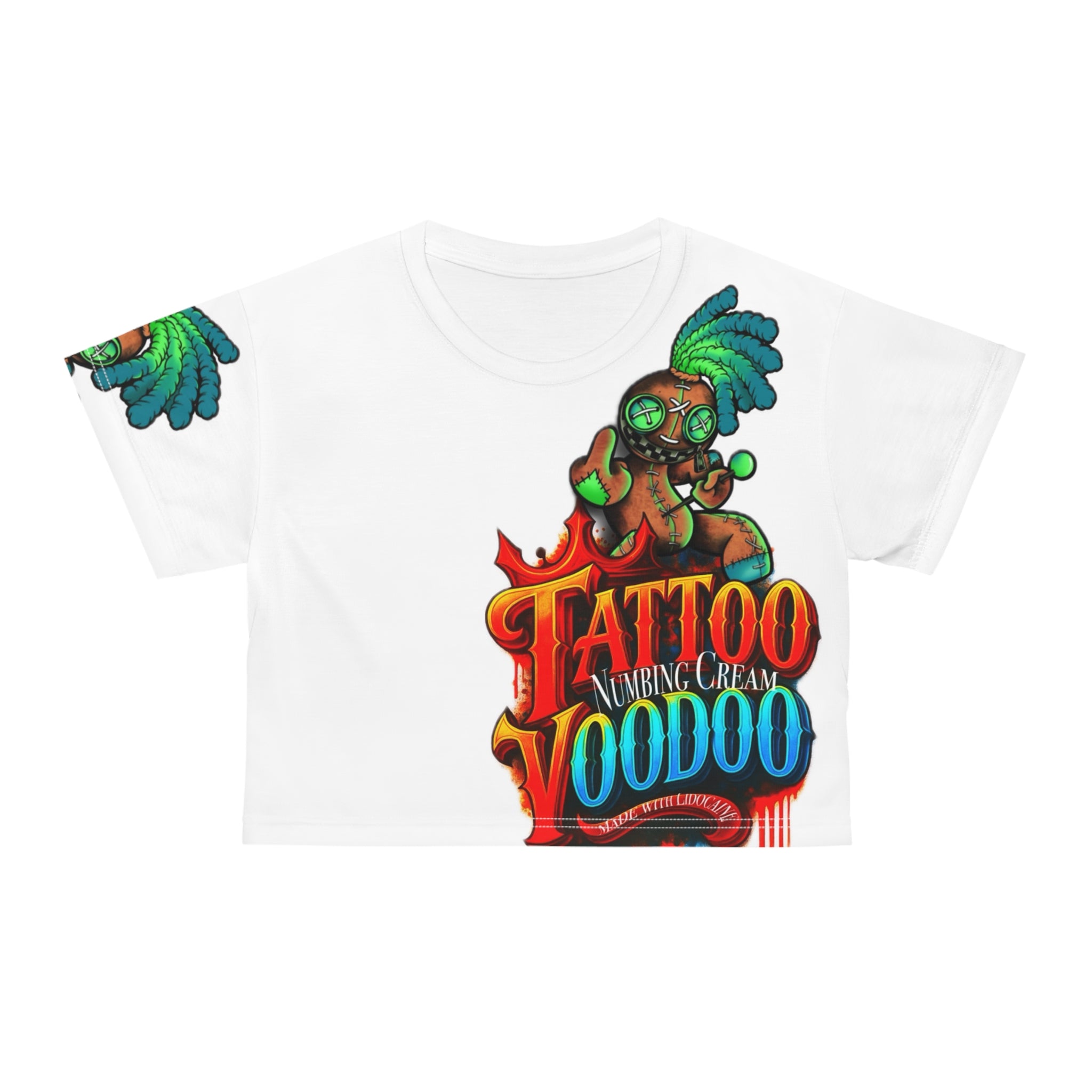 Voodoo Tattoo Crop Tee — logo