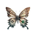 Money Butterfly Sticker — Cash Wings Kiss-Cut Vinyl Decal
