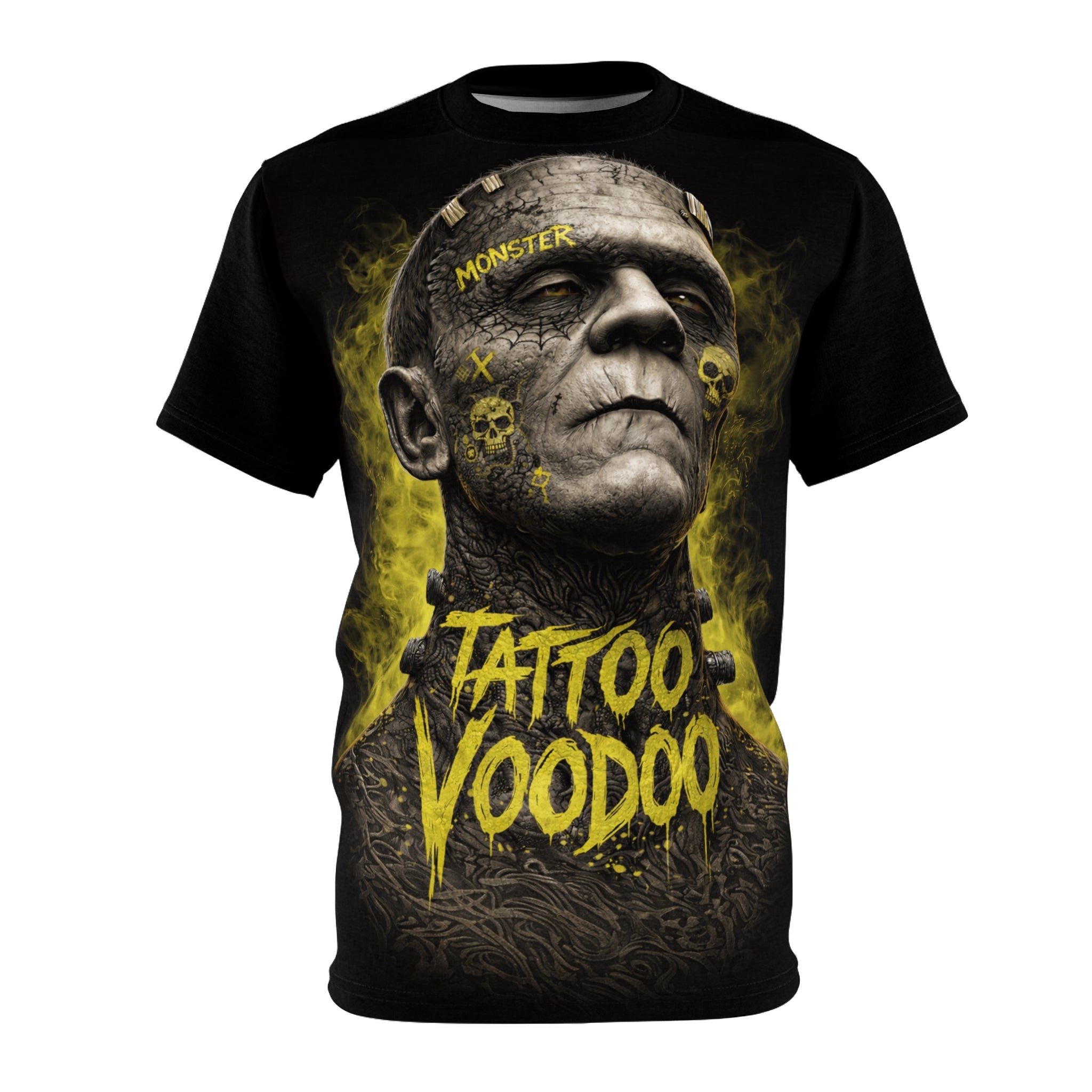 Tattoo Voodoo Monster Tee — Graphic Horror T-Shirt