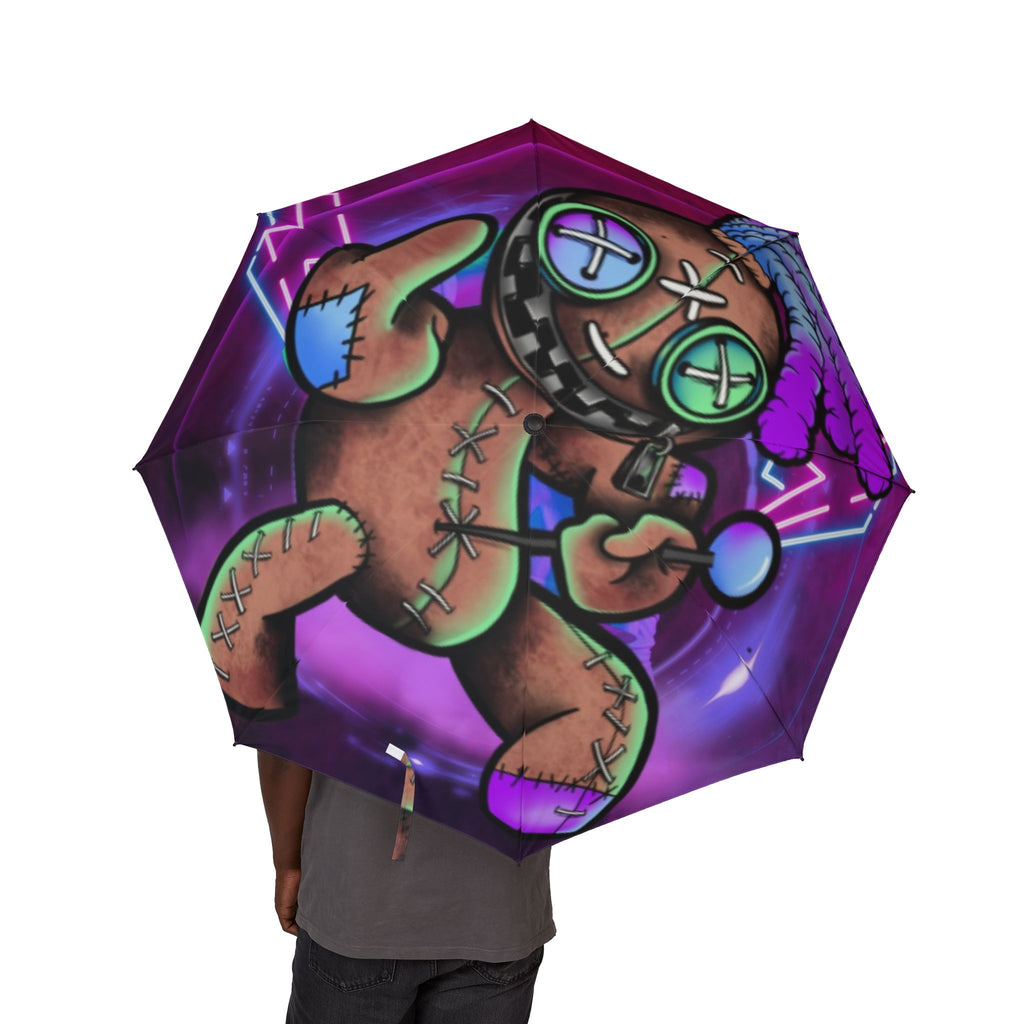 Voodoo Foldable Umbrella — Neon doll