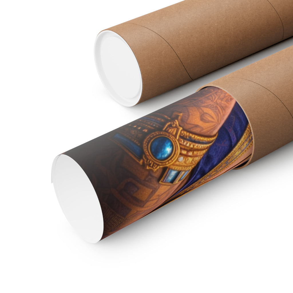 Egyptian Pharaoh Tattoo Poster — Matte Vertical Wall Art