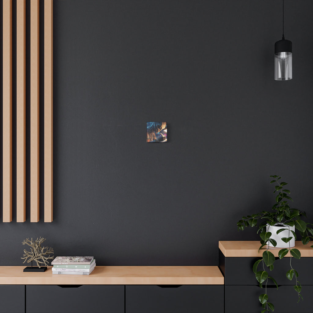 Alien Tattoo Artist Canvas Print — Matte Stretched Wall Art