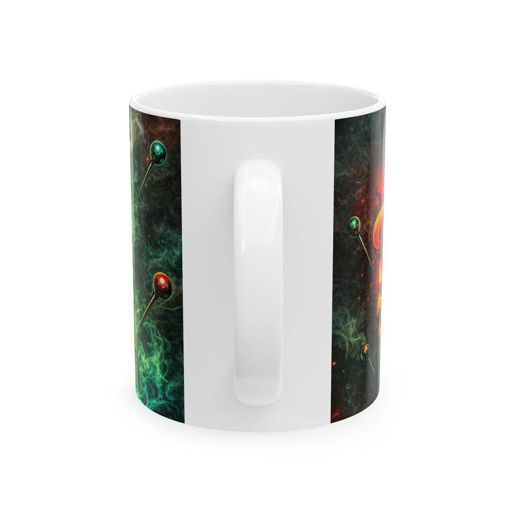 Voodoo Tattoo Ceramic Mug — Creepy Voodoo Doll Coffee Cup (11oz/15oz)