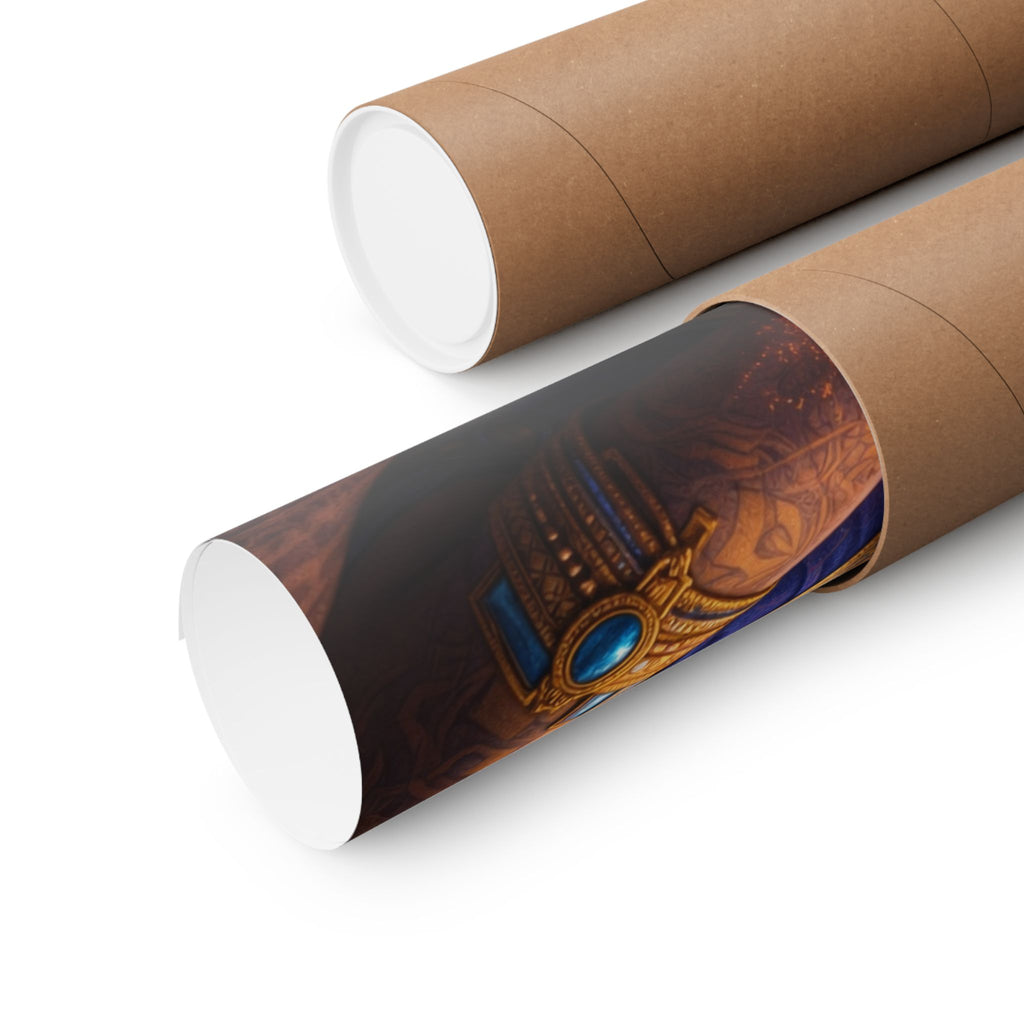 Egyptian Pharaoh Tattoo Poster — Matte Vertical Wall Art