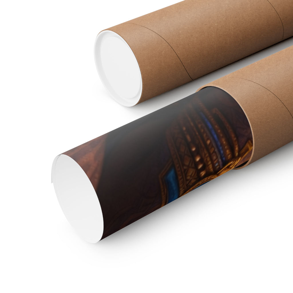 Egyptian Pharaoh Tattoo Poster — Matte Vertical Wall Art