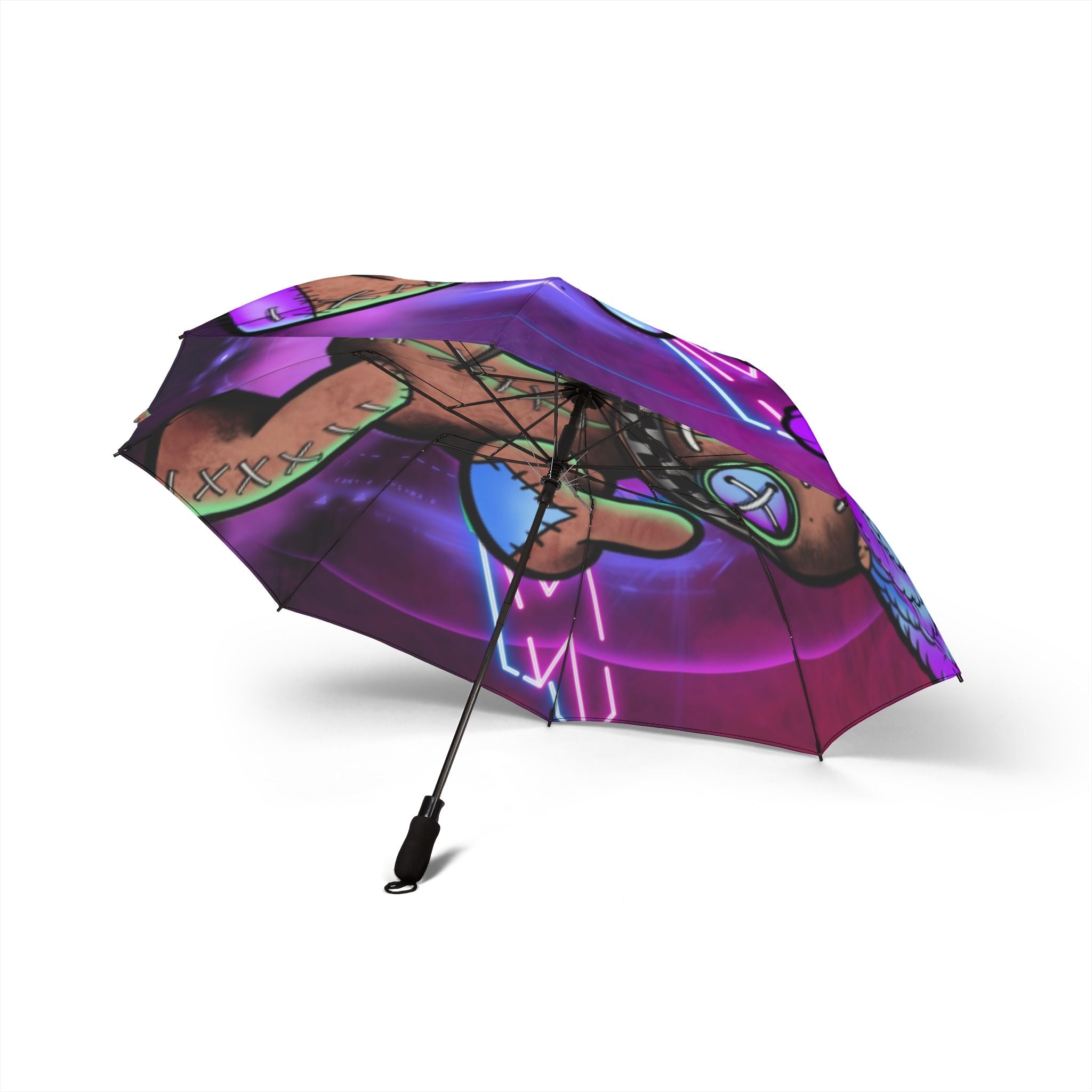 Voodoo Foldable Umbrella — Neon doll